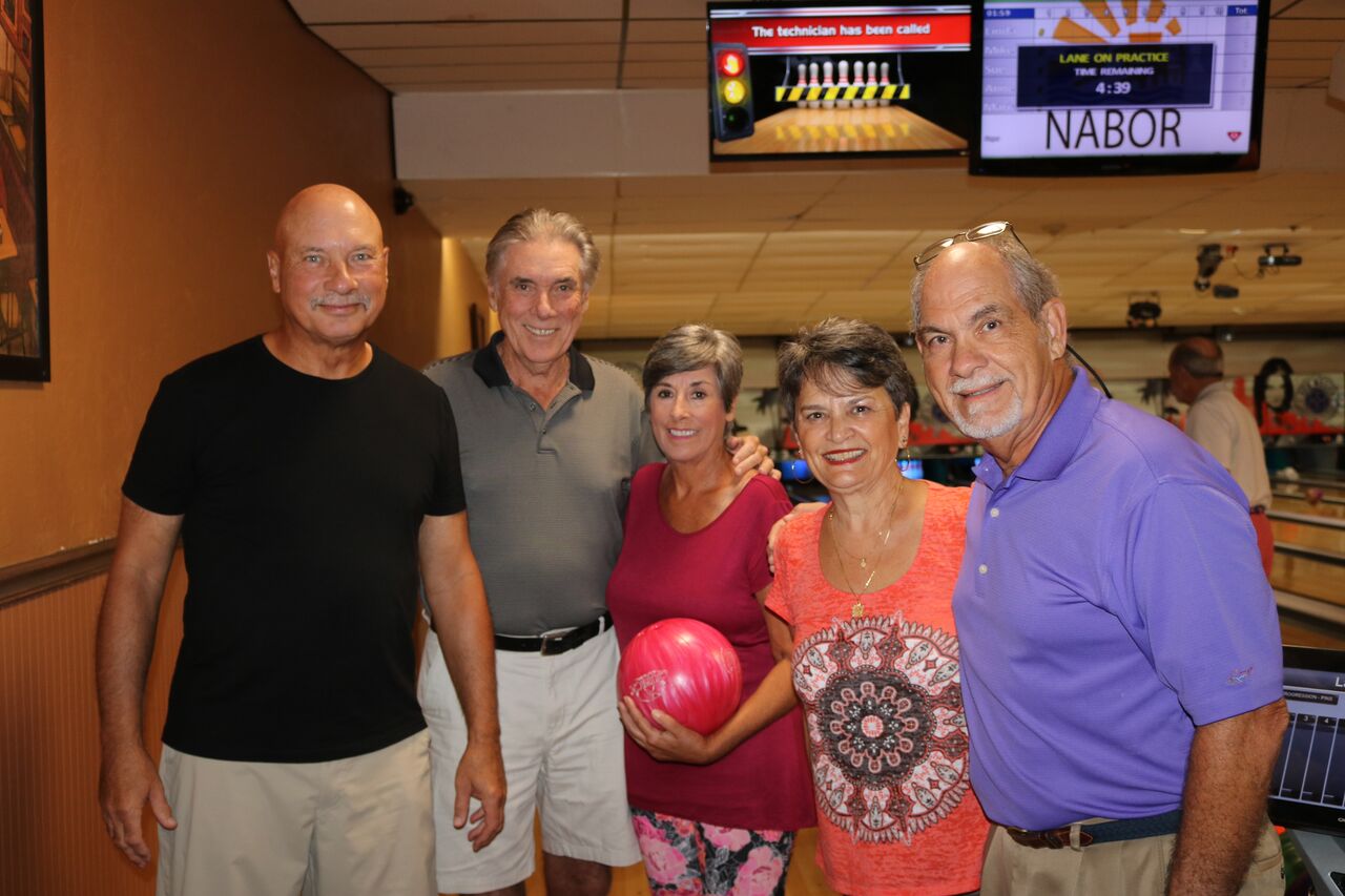 People bowling at Roll & Bowl