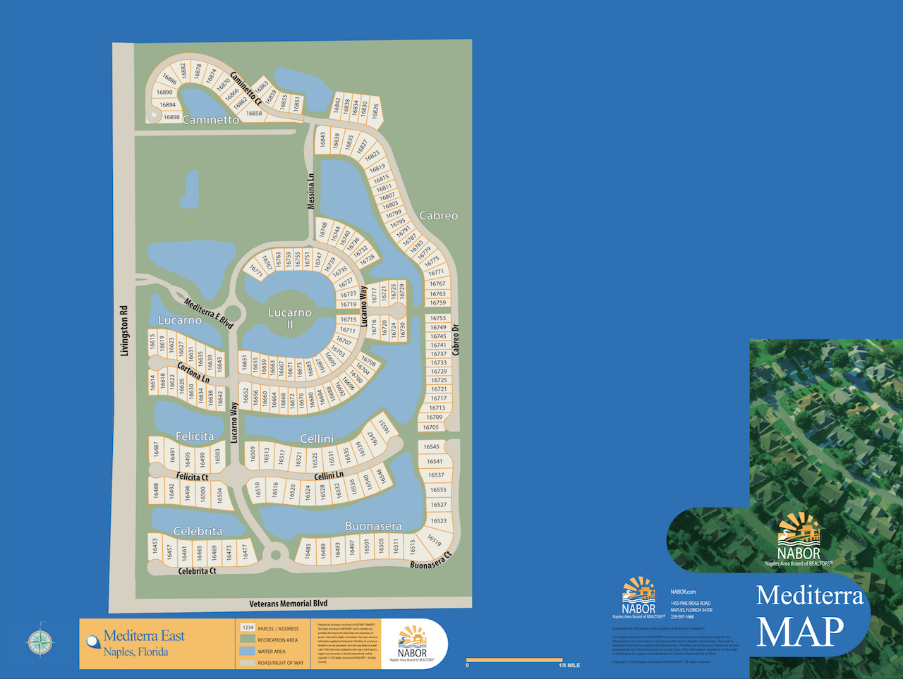 Mediterra East map