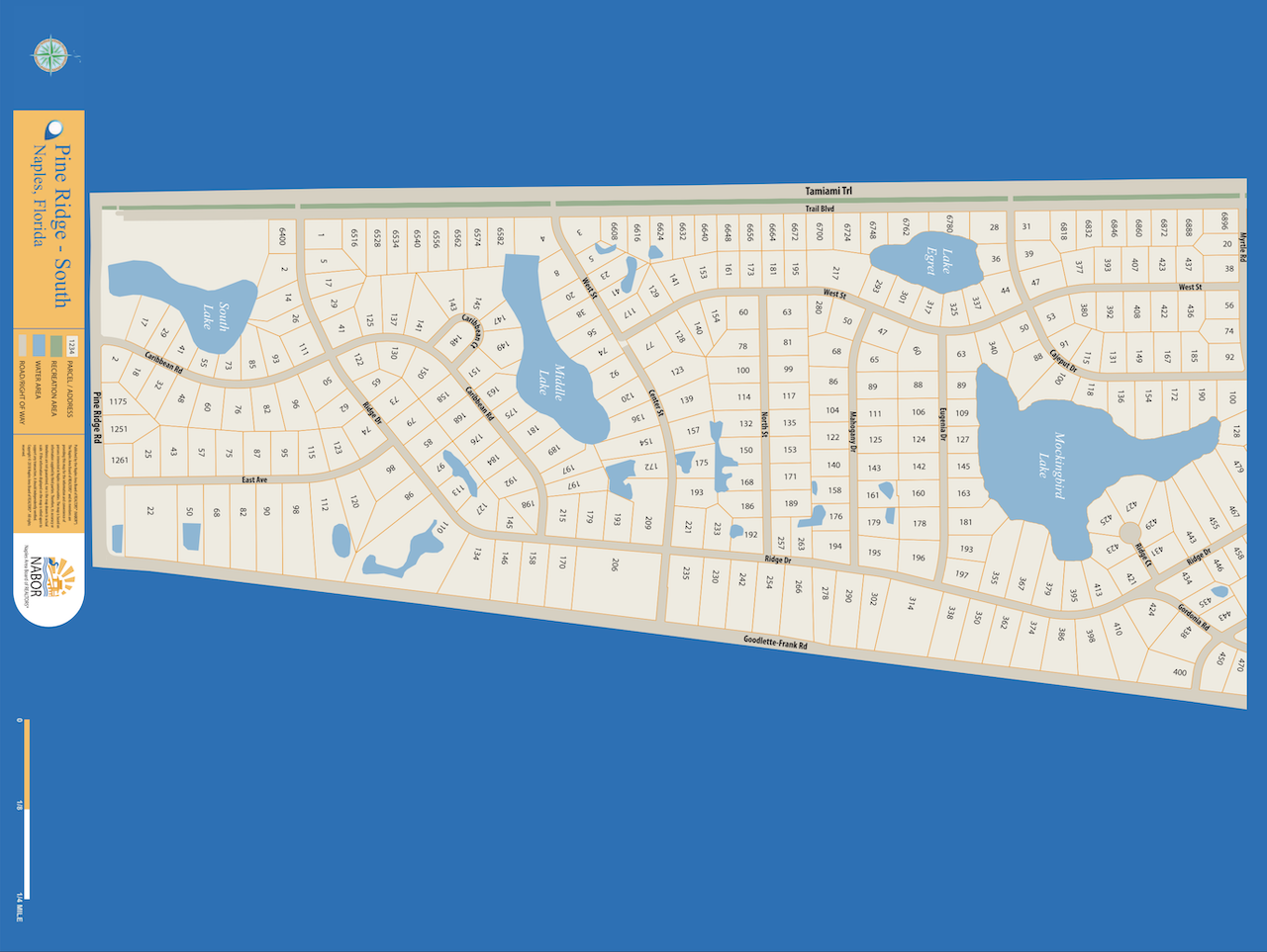 Pine Ridge - South map