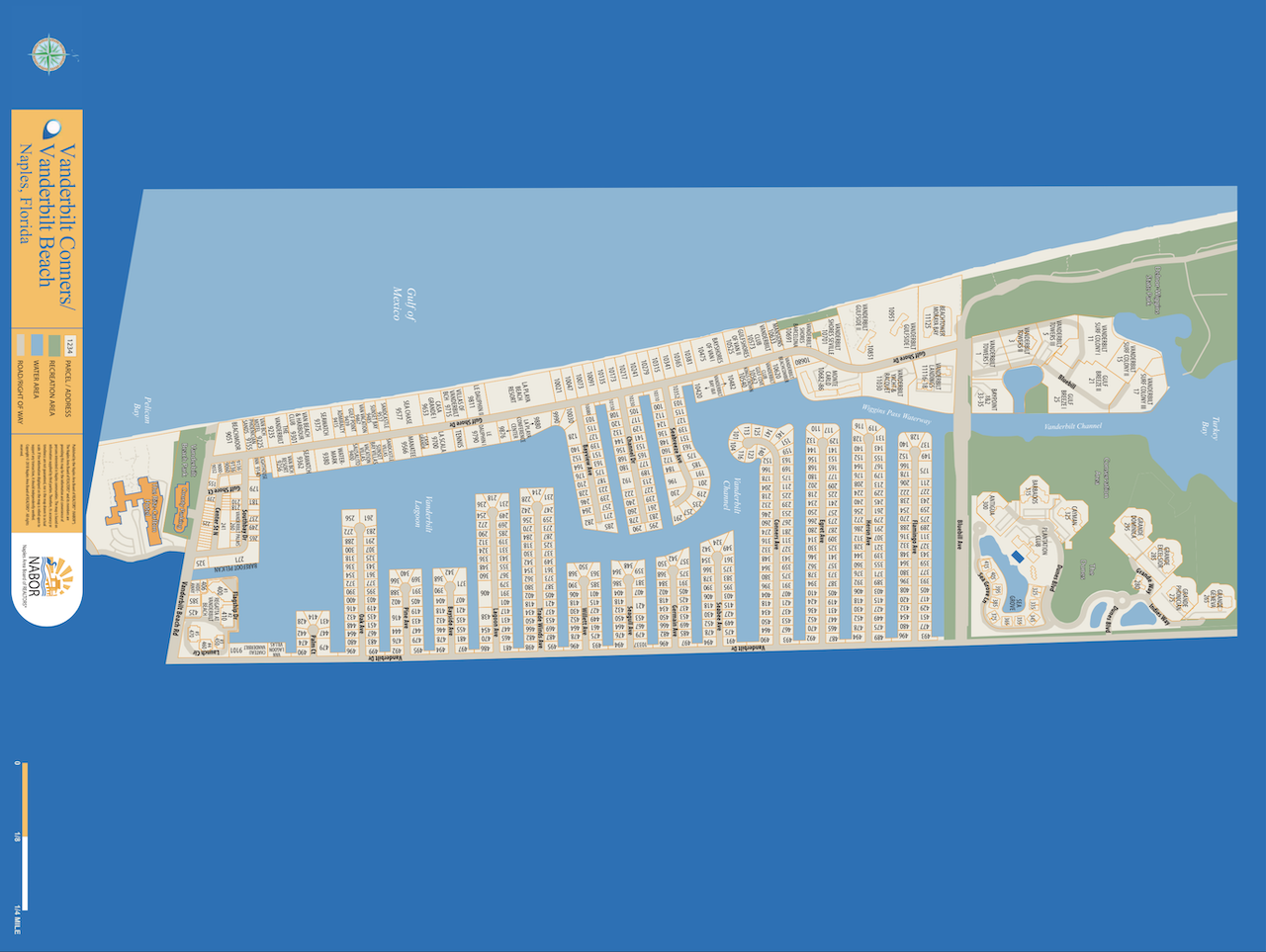 Vanderbilt Connors/Vanderbilt Beach map